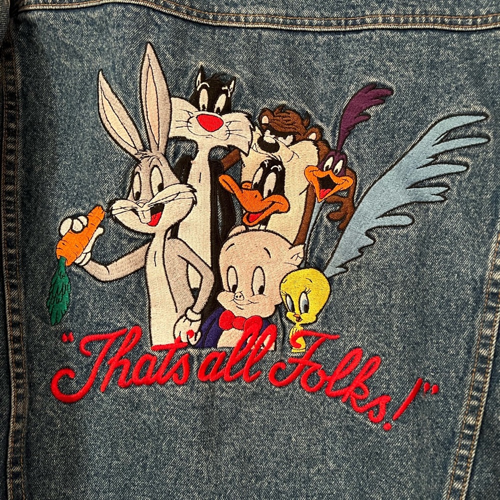Acme clothing Looney Tunes Denim Jacket - Picture 2 of 4